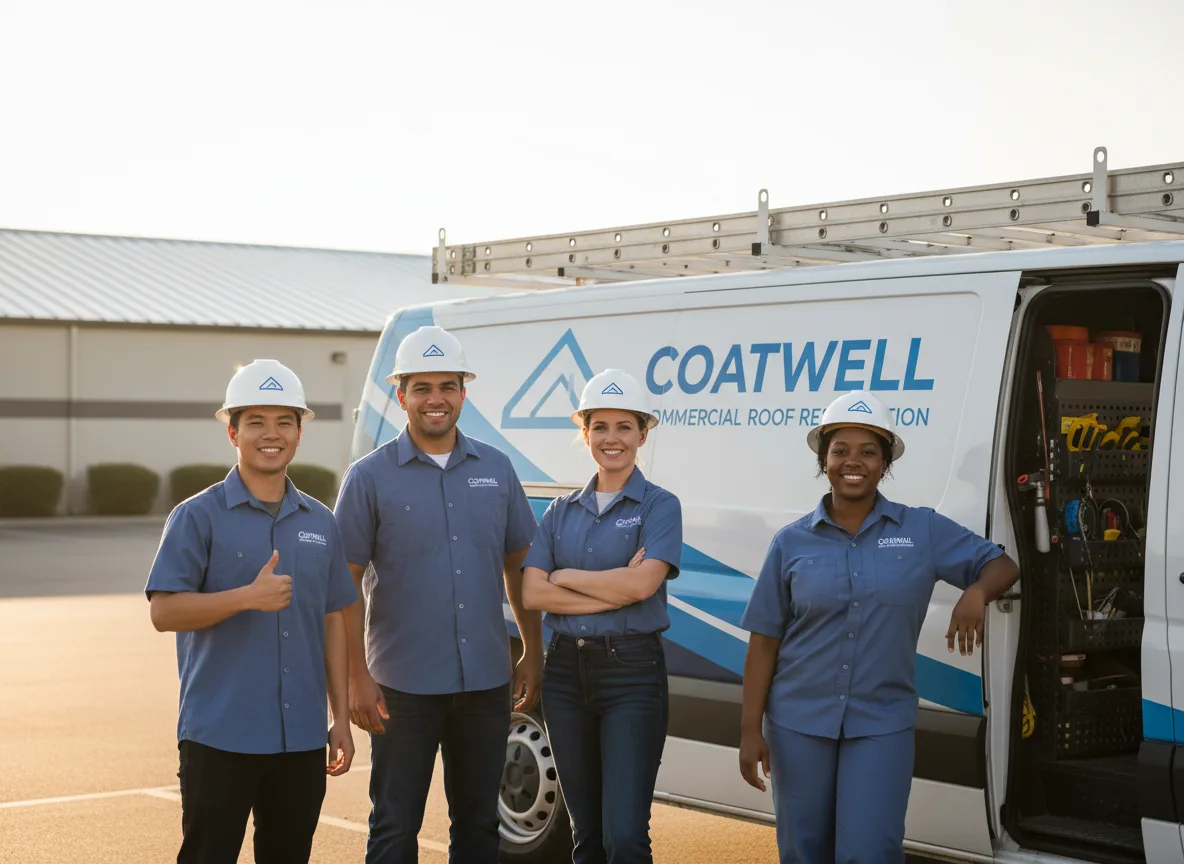 Commercial roof coating company in Dilliner, PA